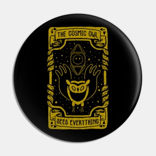 adventure time, the cosmic owl from adventure time in an awesome tarot card design Pin