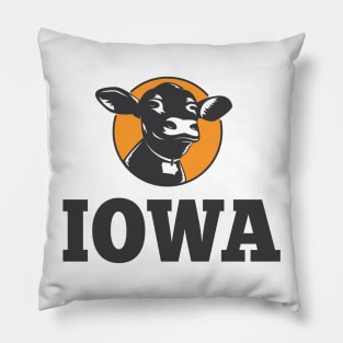 Iowa Cow Pillow