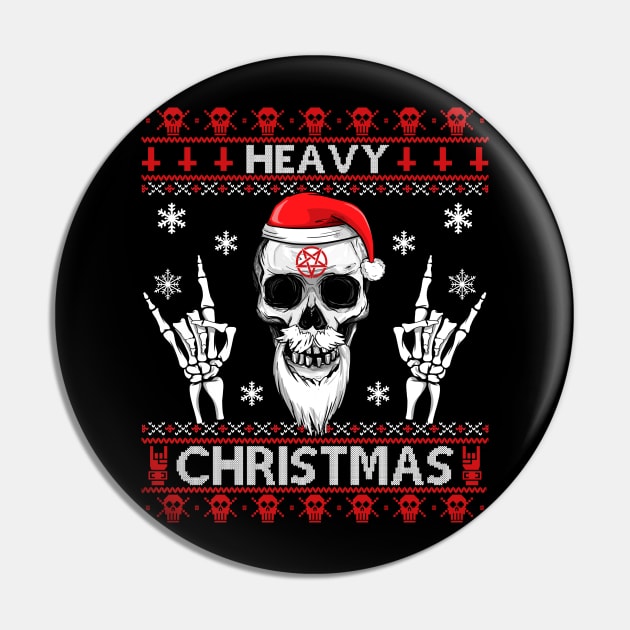 HEAVY METAL CHRISTMAS UGLY SWEATER - Deathmetal, Grunge, Headbanger, Headbanging, Rock Christmas Gift Black Metal METALHEAD! Pin by Frontoni