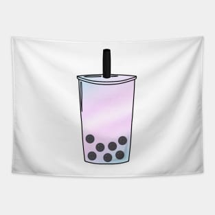 Pastel Transgender Pride Boba Tapestry