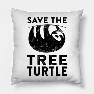 Save the Tree Turtle Pillow