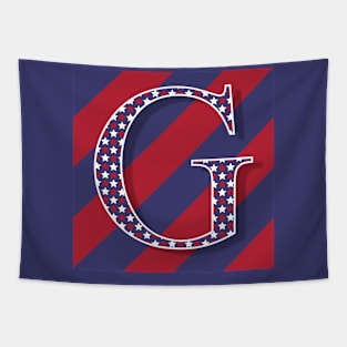 Old Glory Letter G Tapestry