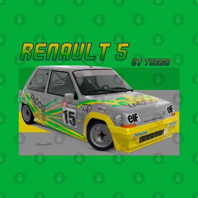 Renault 5 GT Turbo by PjesusArt