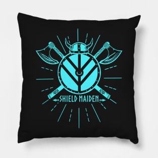 Lagartha Viking Shield Maiden Woman Warrior Pillow