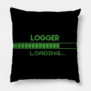 Logger Loading Pillow