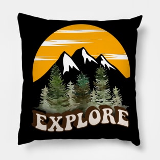 Sports Fashion for Adventure Lovers Pillow