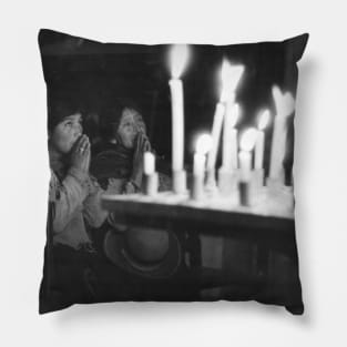 Praying Women in Peru Pillow