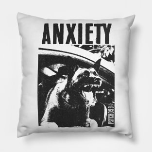 anxiety by psycho99 Pillow