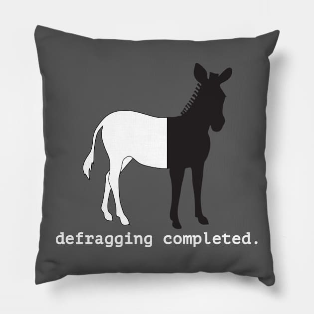 Defragging Completed Pillow by katelein