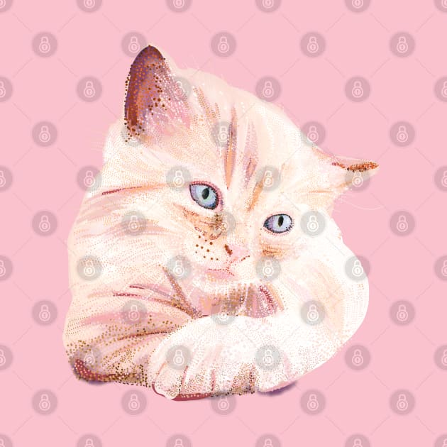 Dotted kitty by Mimie20