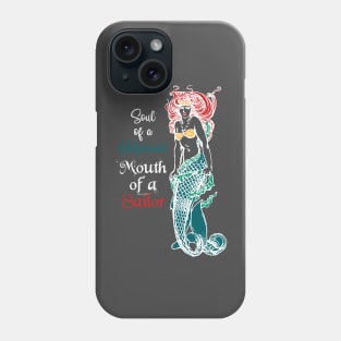 Mermaid with sailor mouth Phone Case