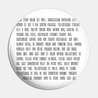 "Lorem ipsum dolor sit met" phrase Pin