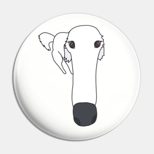 Tiktok Borzoi long nose dog without text Pin