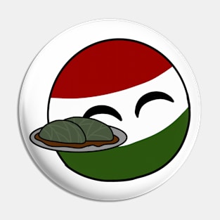 hungaryball and food chibi Pin