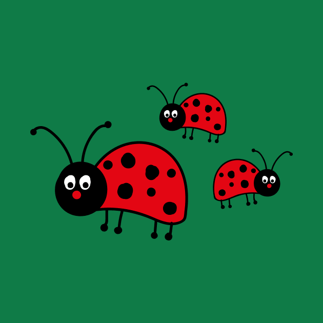 Ladybug Trio by KHJ