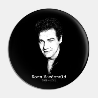 Tribute To Norm MacDonald // 90s Aesthetic Design Pin