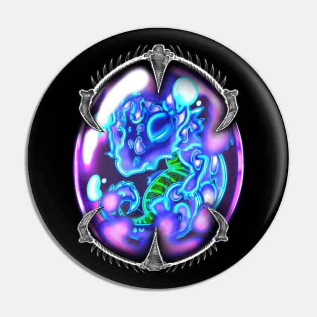 Neon hatchling Pin by Icydragon98