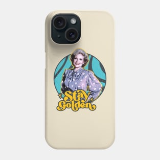 Betty White Stay Golden 1980s Phone Case