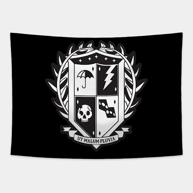 Umbrella Academy Crest Tapestry by stickerfule