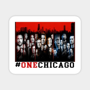 One Chicago Bleached Chicago Fire Magnet