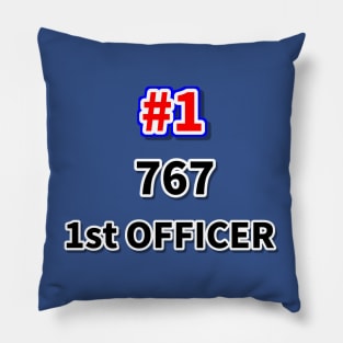 Number one 767 first officer Pillow