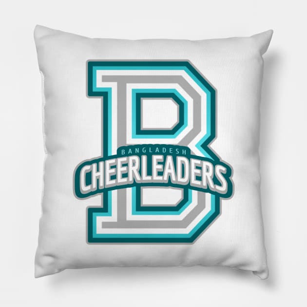 Bangladesh Cheerleader Pillow by Tip Top Tee's