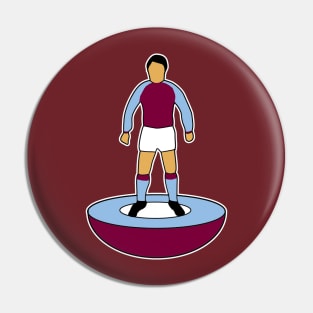 Villa Table Footballer Pin