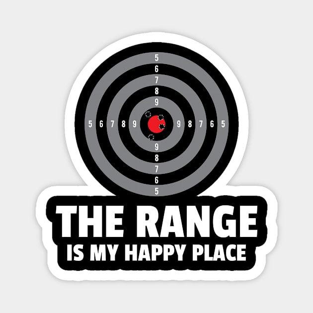 The Range Is My Happy Place Magnet by c1337s