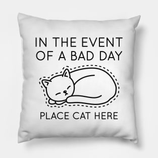 Place Cat Here Pillow