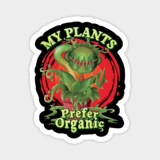 My Plants Prefer Organic - Venus Fly Trap Carnivorous Plant Magnet