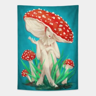 Madam Mushroom Tapestry