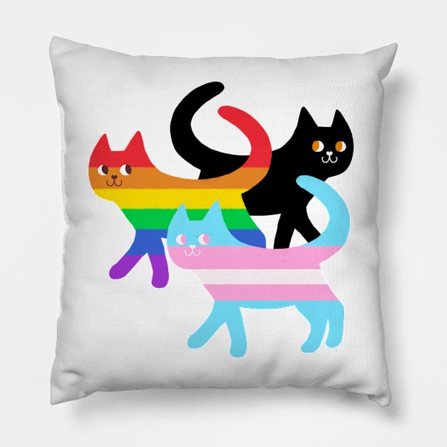 Pride + BLM Pillow by DebbieMongrel