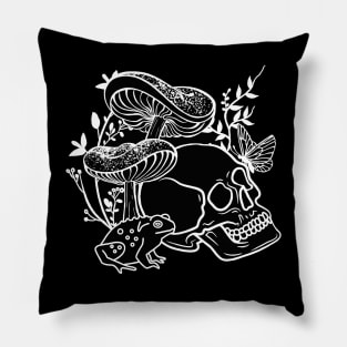 Fungal Skull Pillow