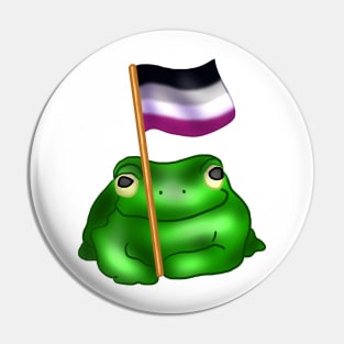 Ace LGBTQ Frog Pin