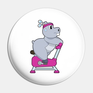 Hippo Spinning Bike Pin