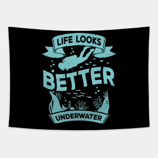 Scuba Diving Diver Gift Tapestry