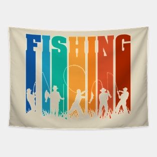 Fishing Vintage Gift Fisherman Retro Tapestry