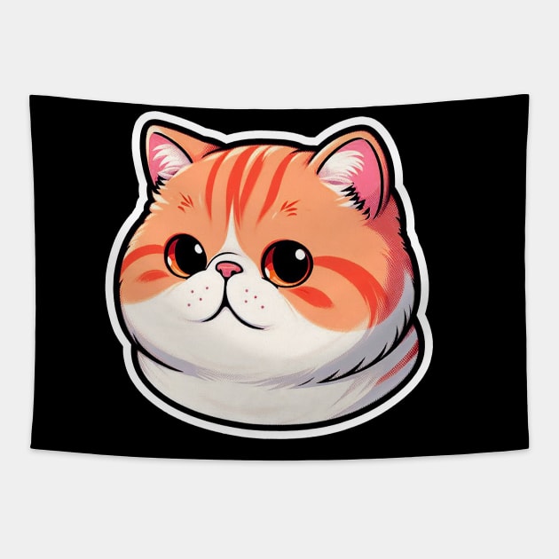 Exotic Shorthair Cat Tapestry by Plushism