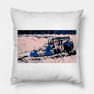 6 Wheeler Formula 1 Race Car Pillow