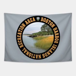 Boston Harbor Islands National Recreation Area circle Tapestry