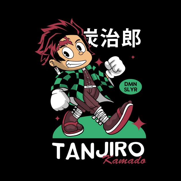 Tanjiro Kamado Demon Slayer by Harrisaputra