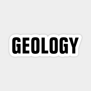 Geology Word - Simple Bold Text Magnet