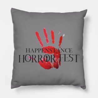 Happenstance Hand Black Logo Pillow