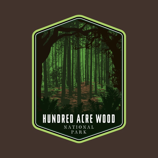 Hundred Acre Wood National park by MindsparkCreative