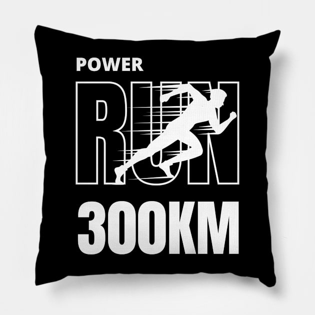 Fitness Running Born To Run Pillow by RoyaltyDesign