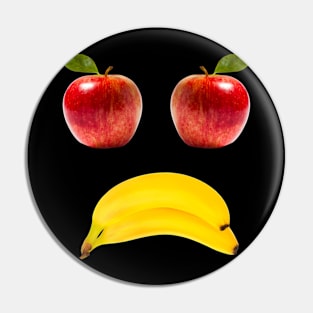 SAD FRUITY FACE Pin