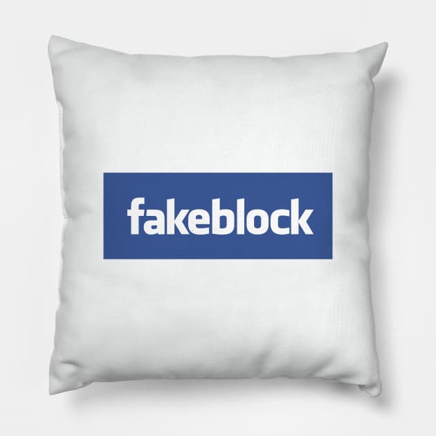 Fakeblock Pillow by Outpost