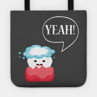 Excited Tooth Tote