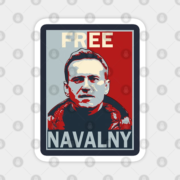 Free Navalny Magnet by misuwaoda