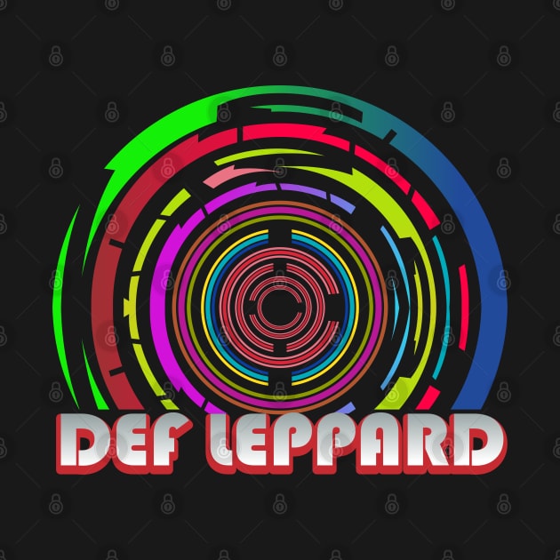 Minimalist Vinyl // Def Leppard by CreatenewARTees